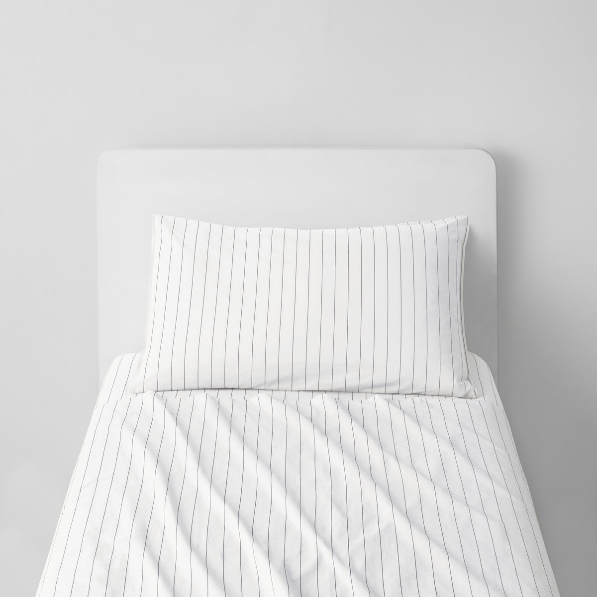 Bayley Stripe Washed Percale Sheet Set