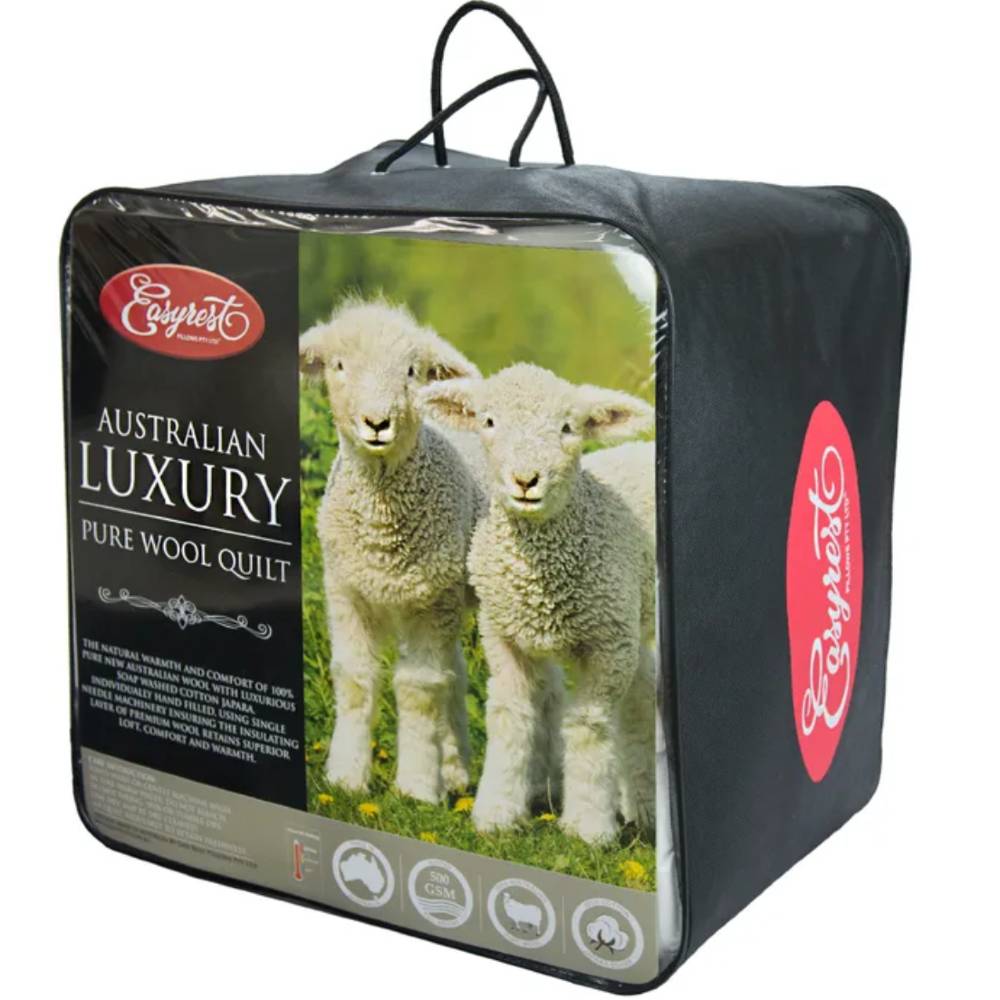 Easyrest Australian Luxury Pure Wool Winter Quilt