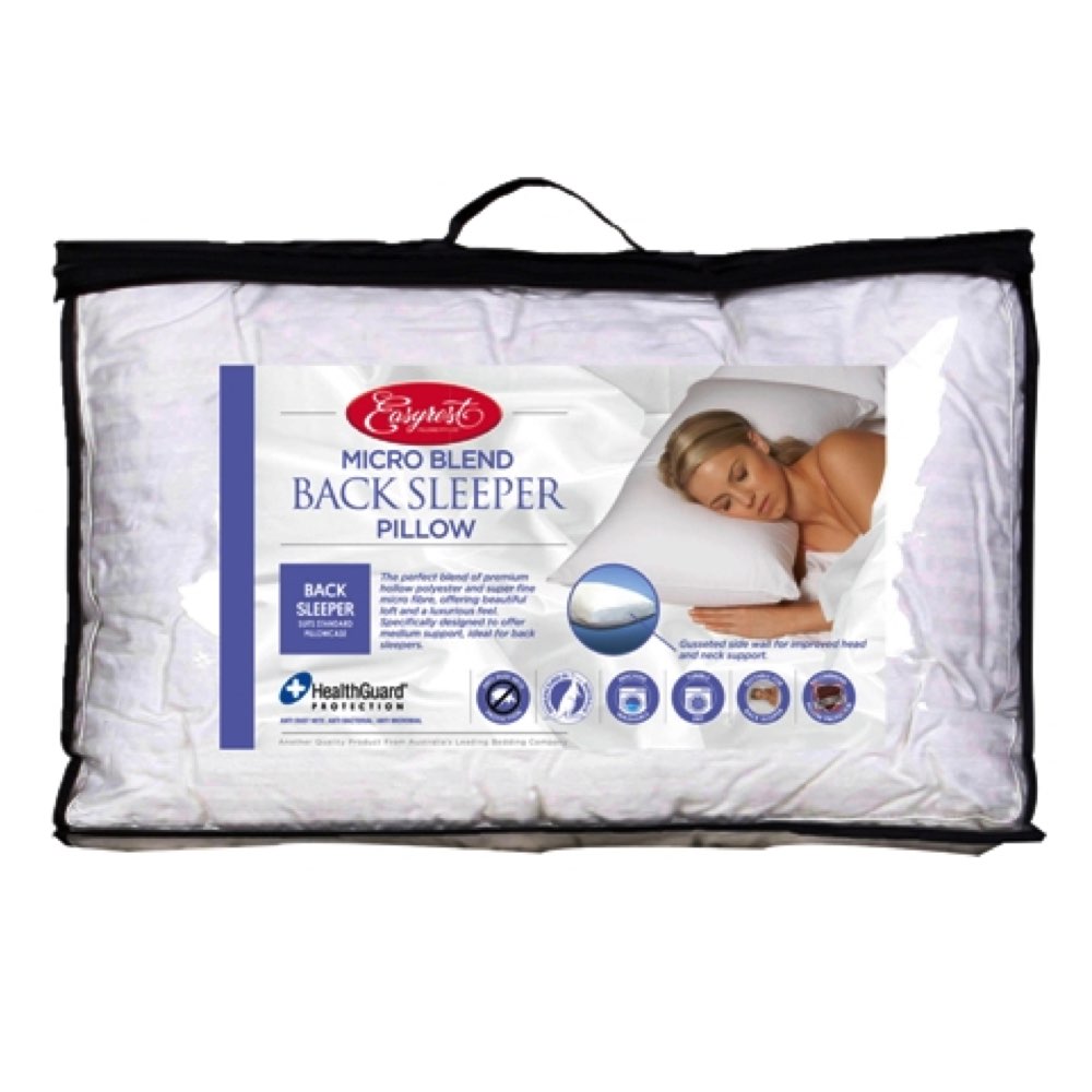 Easyrest Micro Blend Back Sleeper Pillow