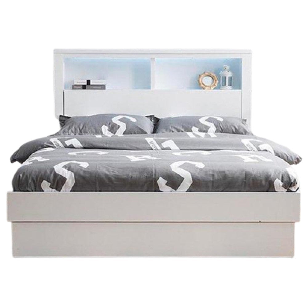 Bogota Wood Bed Frame - White