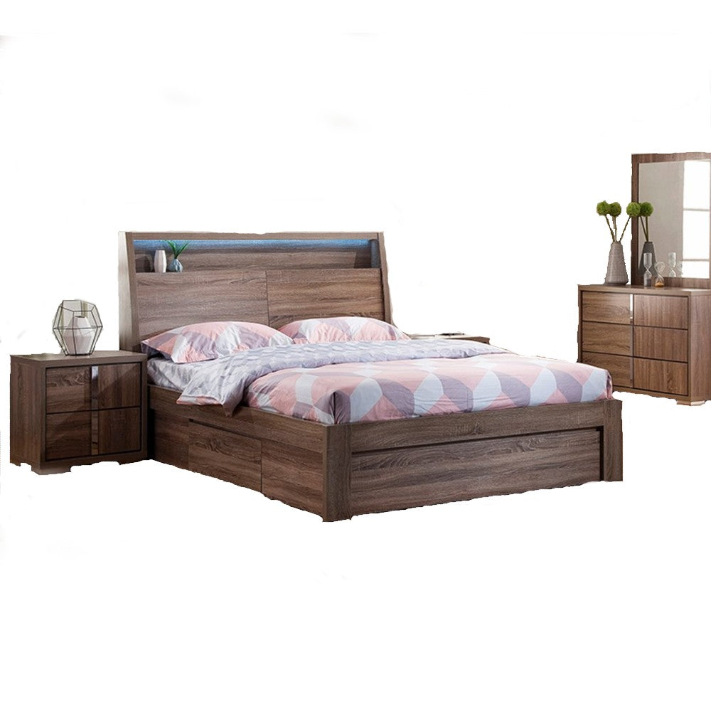 Massachusetts Wood Bed Frame