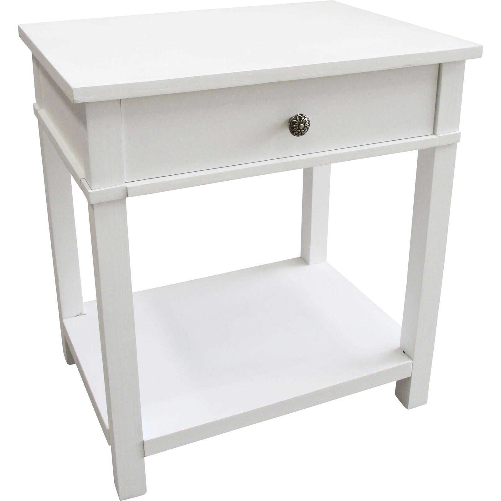 Bungalow Bedside table White