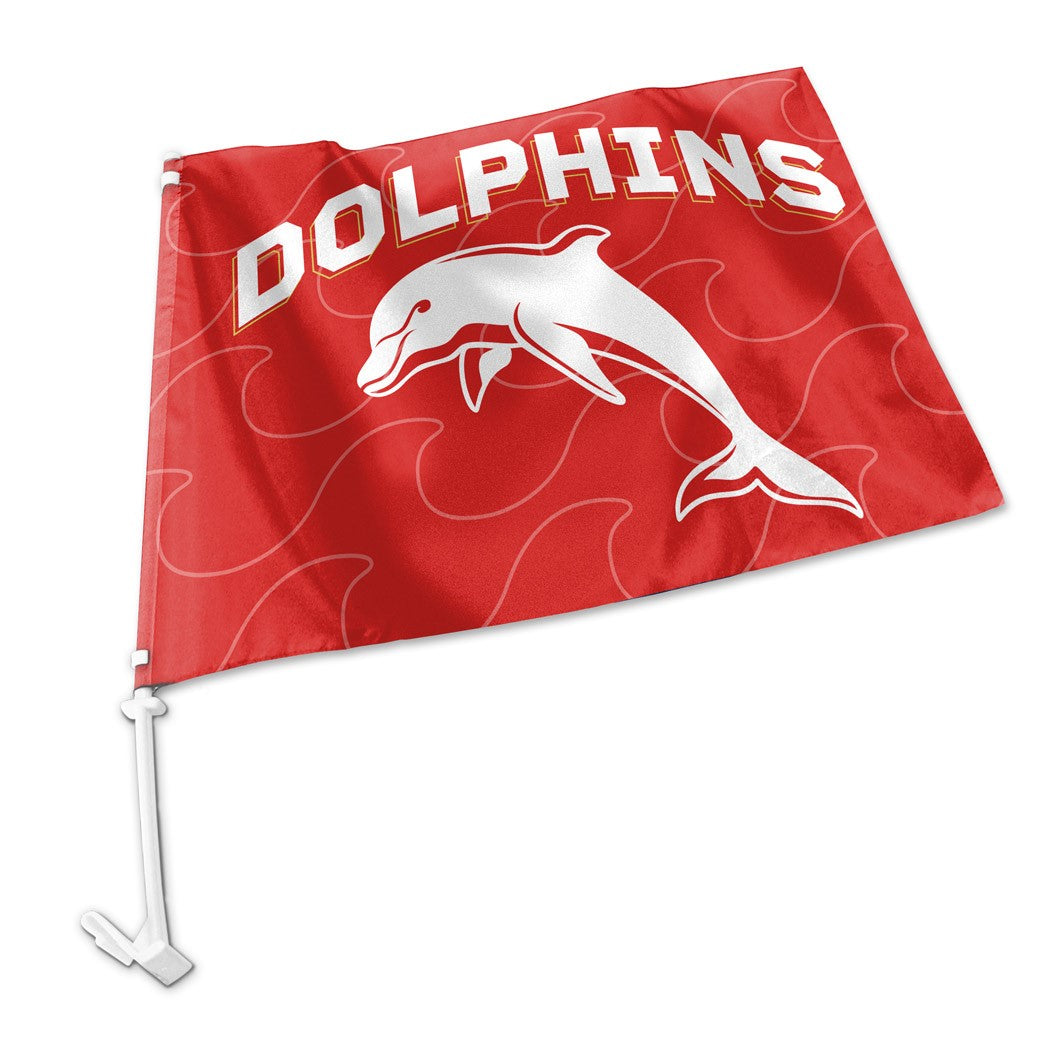 Redcliffe Dolphins Car Flag