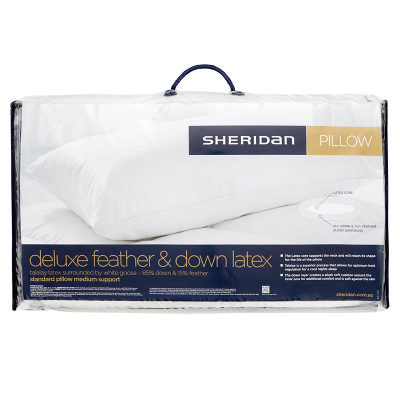 Deluxe Feather & Down Latex Pillow