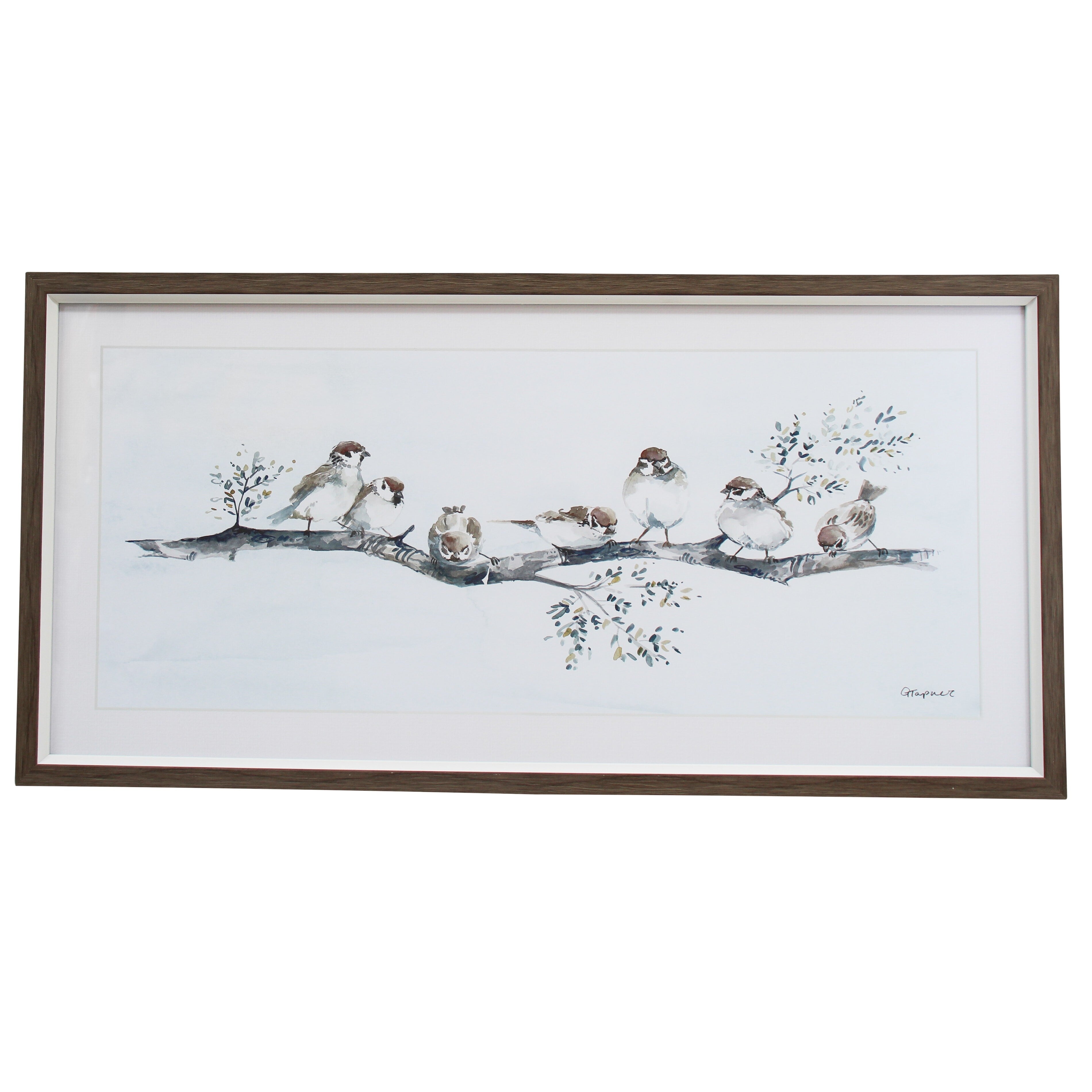 Friendly Finches Print