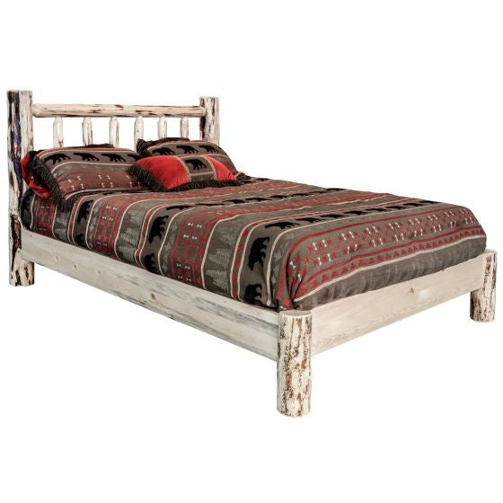 Montana Wood Bed Frame - Low Foot