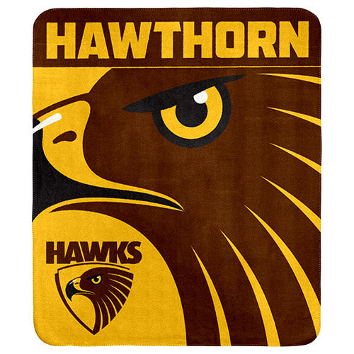 Hawthorn Hawks Polar Fleece Throw