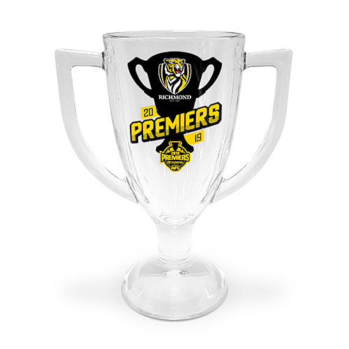 Richmond Tigers Premiers 2019 Trophy Glass