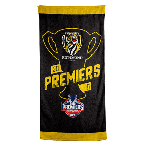 Richmond Tigers Premiers Beach Towel