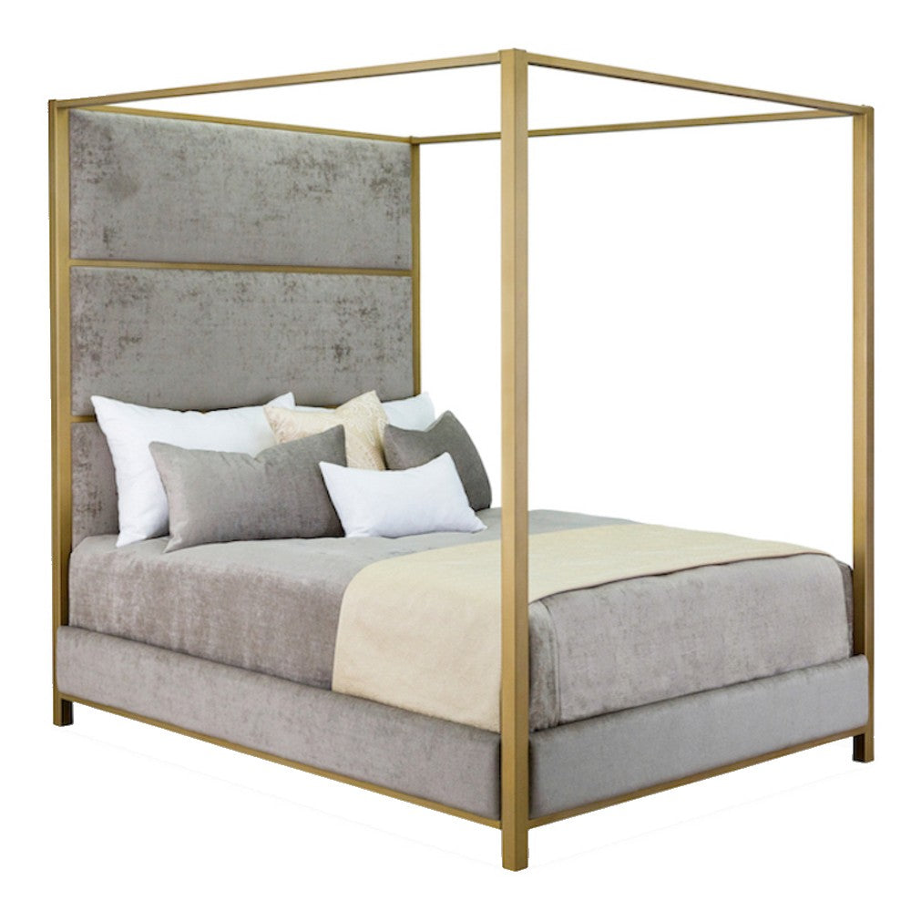 Sansa Upholstered Four Poster Bed