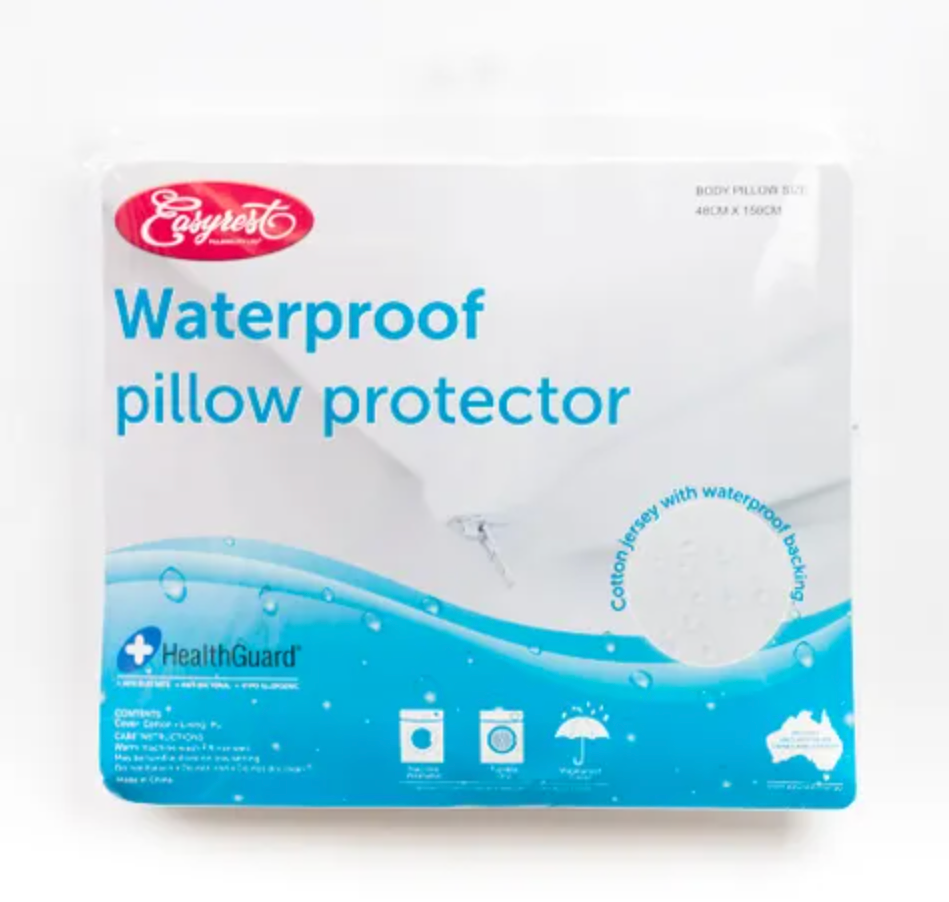 Cotton Jersey Waterproof Body Pillow Protector