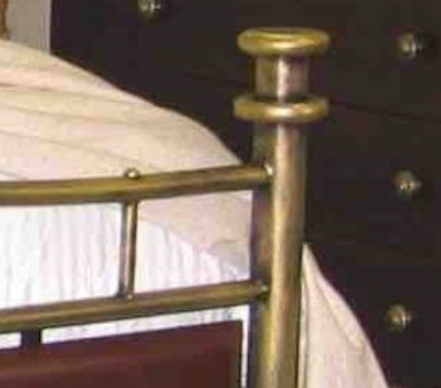 Crystal Timber and Metal Bed