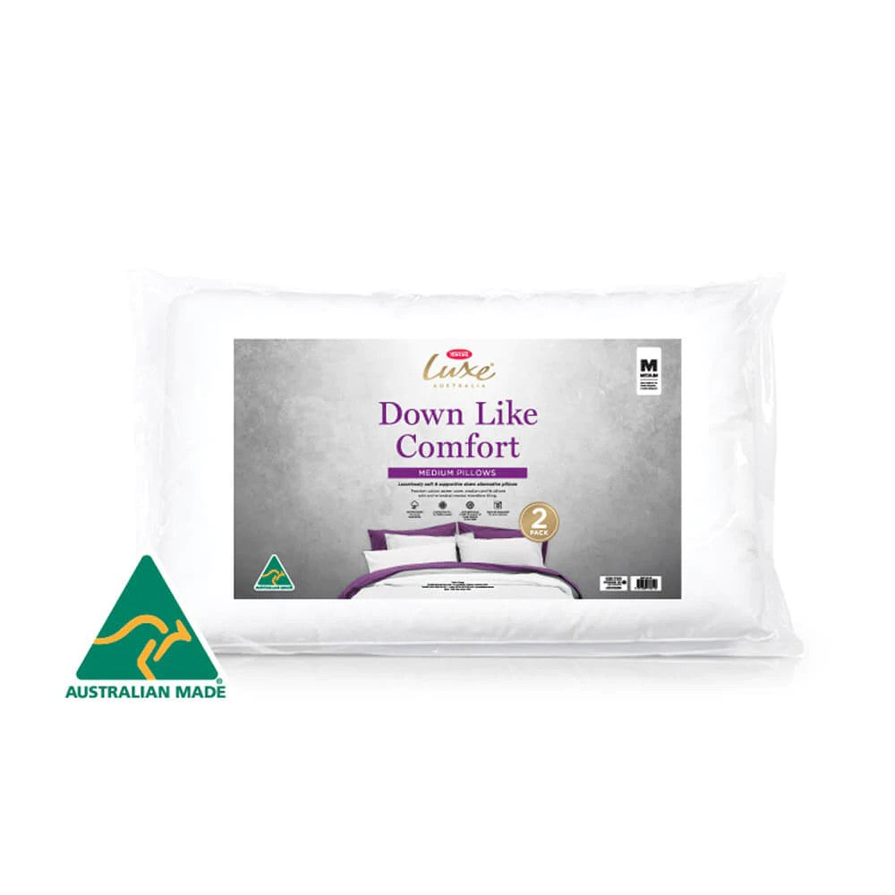 Tontine Luxe Downlike Twin Pack Pillows