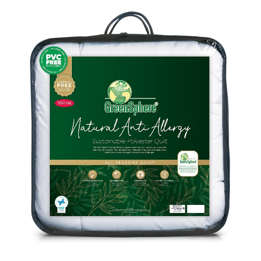 Tontine Greensphere Natural Anti Allergy Quilt