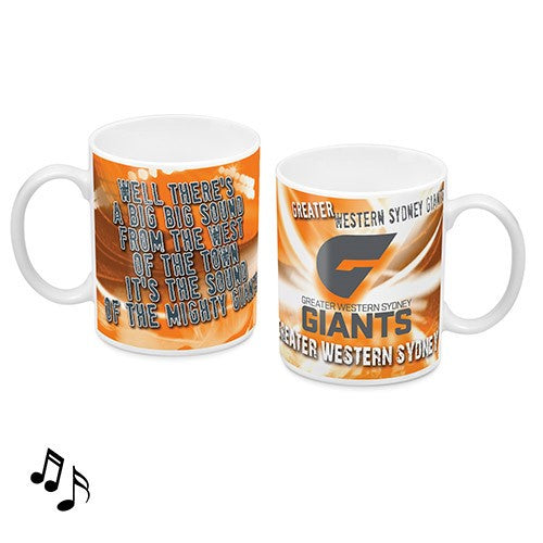Greater Western Sydney Giants Musical Ceramic Mug