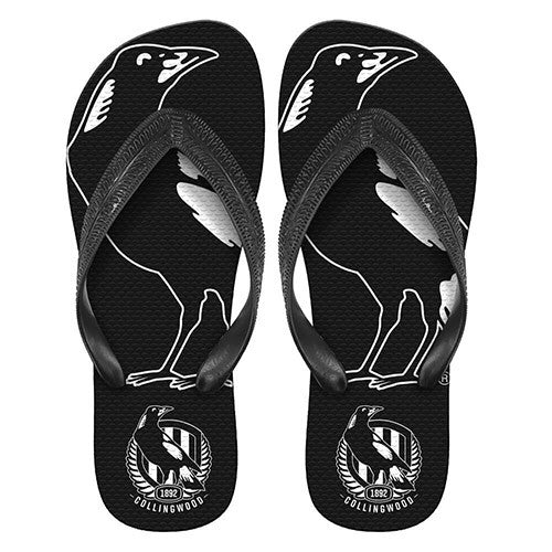 Collingwood Magpies Thongs