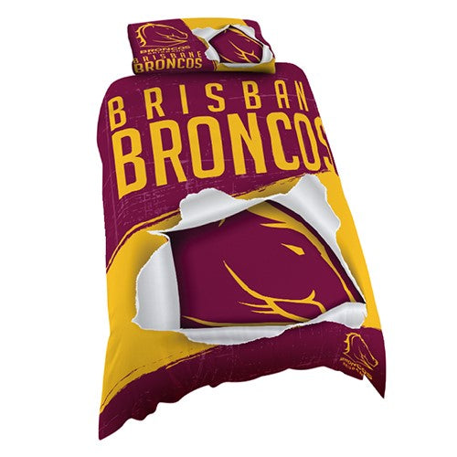Brisbane Broncos Quilt Cover
