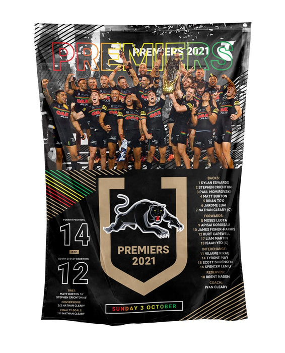 Penrith Panthers Grand Final 21 Cape/Wall Flag