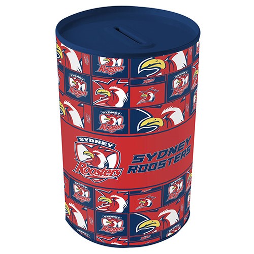 Sydney Roosters Tin Money Box