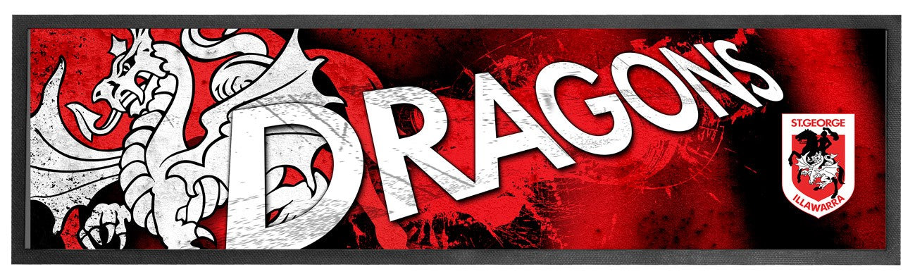 St George Illawarra Dragons Logo Bar Runner