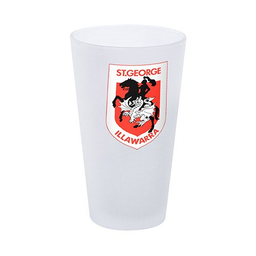 St George Illawarra Dragons Frosted Glass