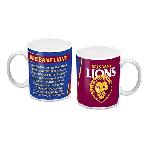 Brisbane Lions Ceramic Mug 325ml