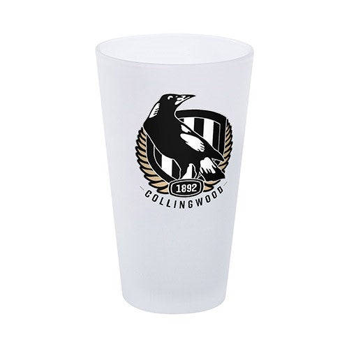 Collingwood Magpies Frosted Glass