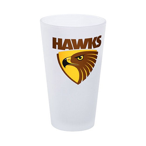 Hawthorn Hawks Frosted Glass