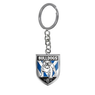 NRL Canterbury Bulldogs Enamel Logo Keyring - Image