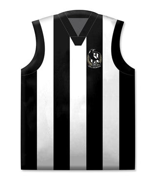 AFL Collingwood Magpies Guernsey Shaped Cushion - Image
