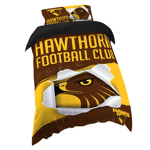 Hawthorn Hawks Quilt Cover