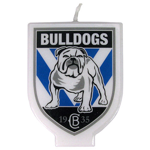 Canterbury Bulldogs Logo Candle