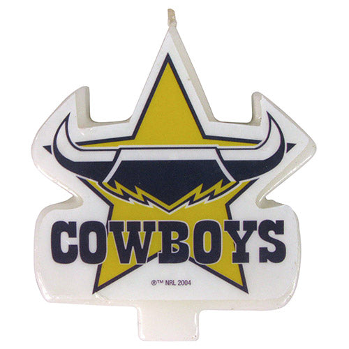 North Queensland Cowboys Logo Candle