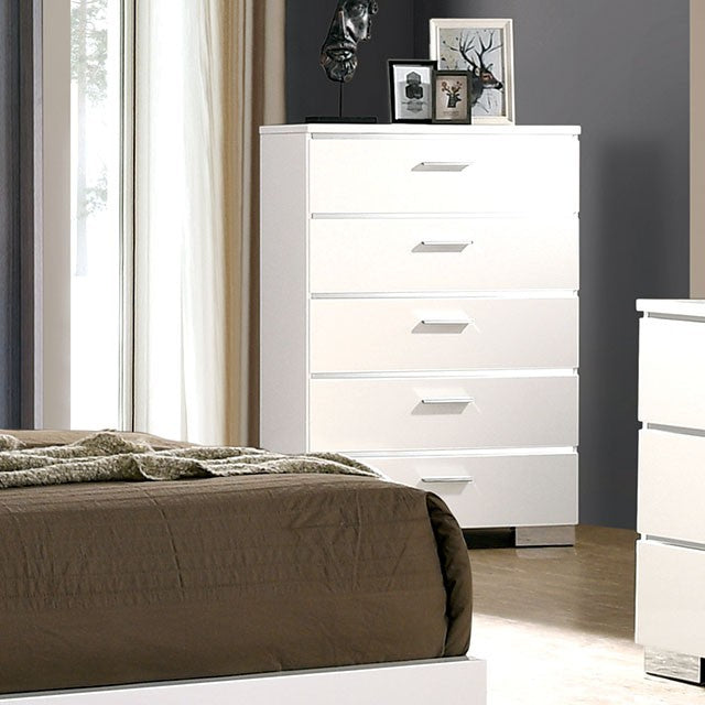 Carlie Chest Of Drawers - White