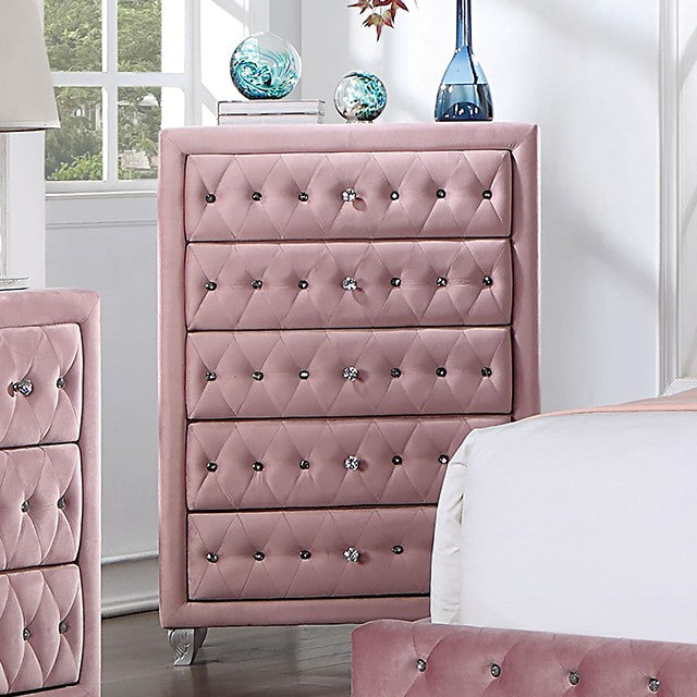 Zohar Chest Of Drawers - Pink