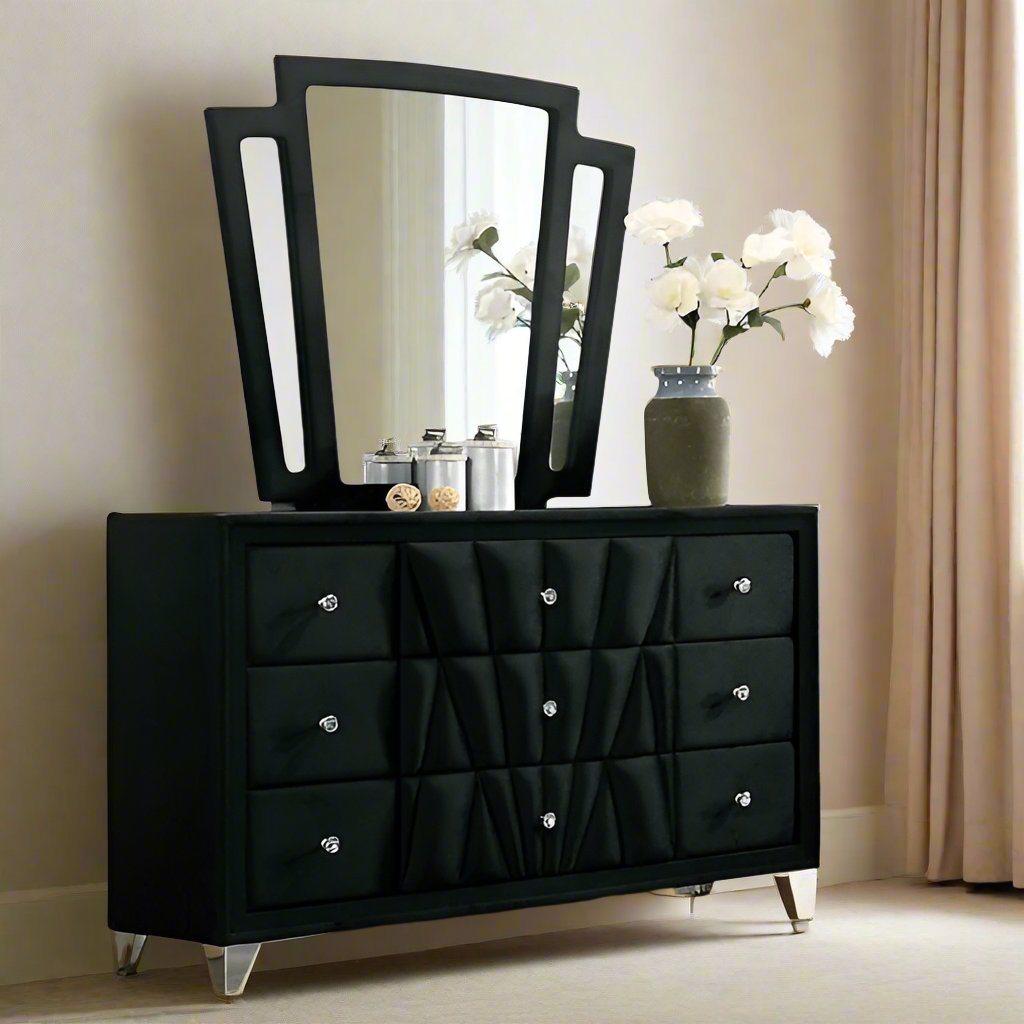 Carissa Dressing Table - Black