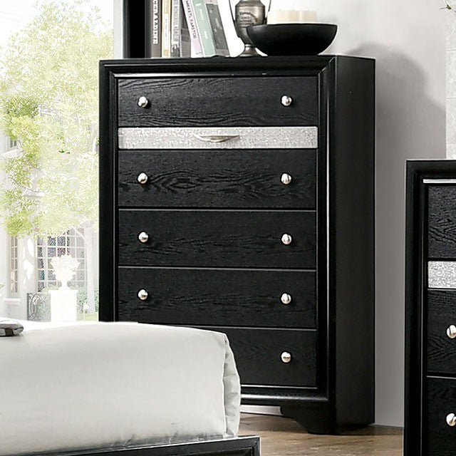 Chrissy Chest Of Drawers - Black