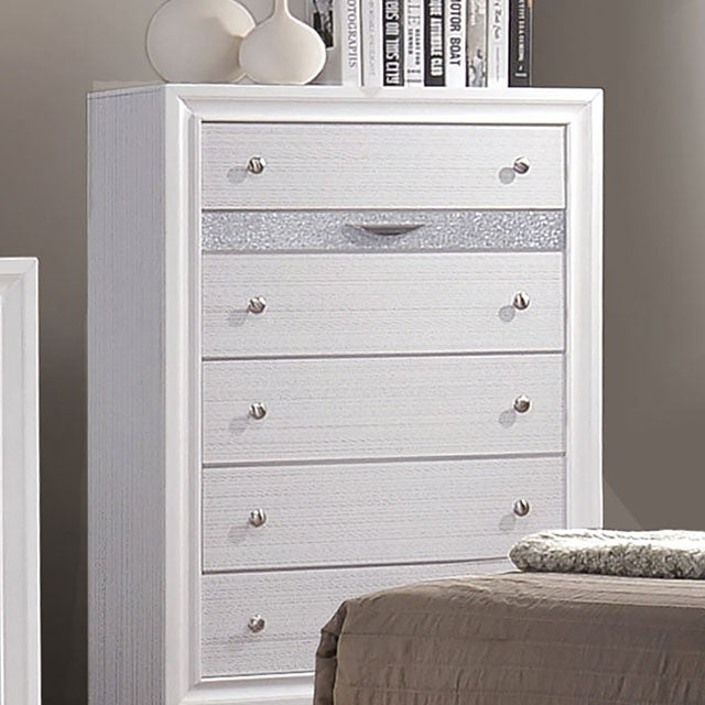 Chrissy Chest Of Drawers - White