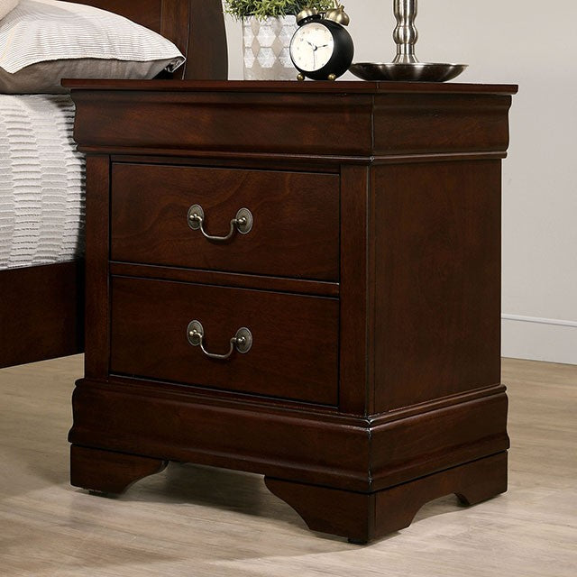 Louis Philippe Bedside Table - Cherry