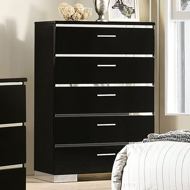 Carlie Chest Of Drawers - Black