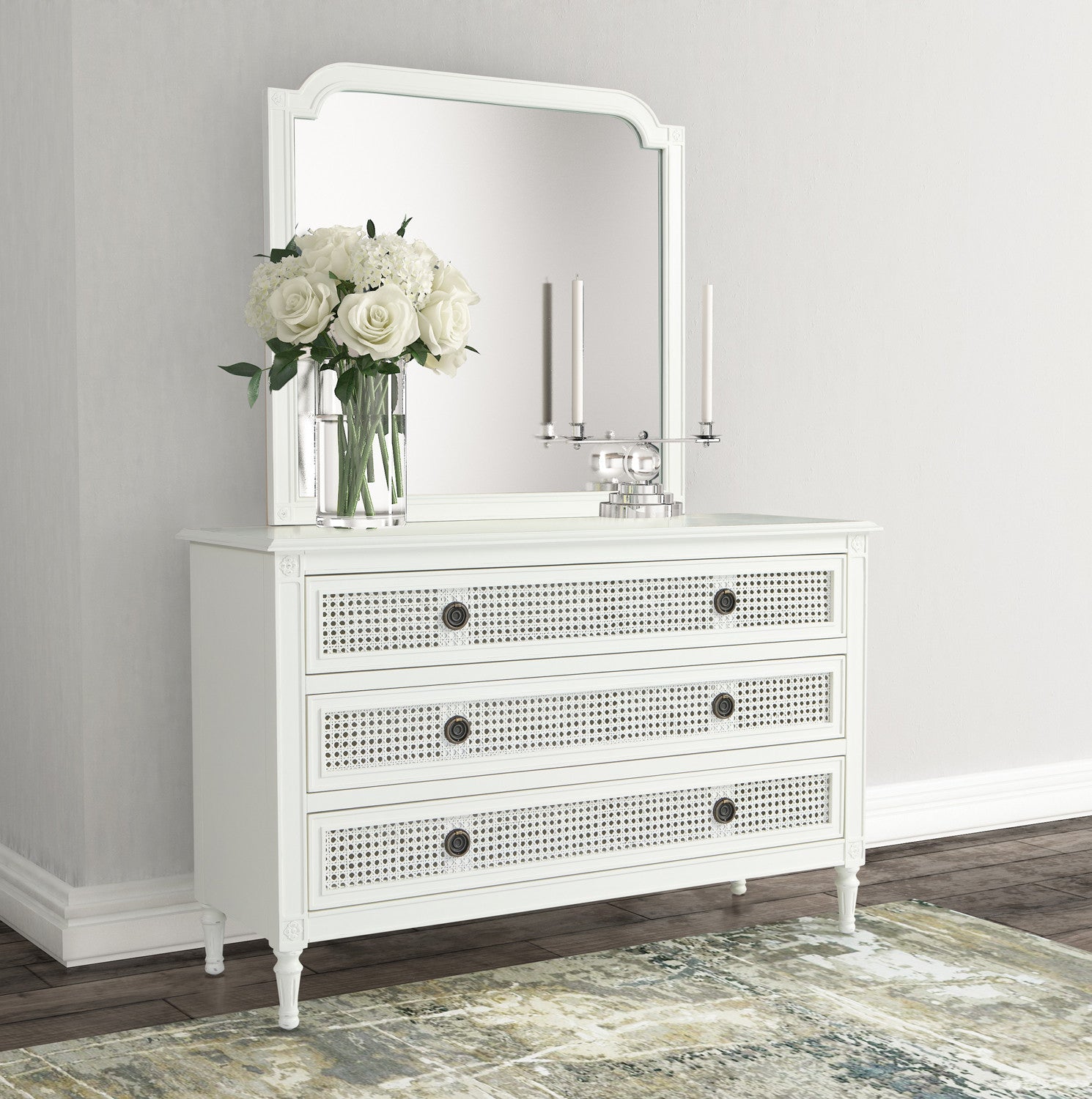 Paloma Dressing Table in White