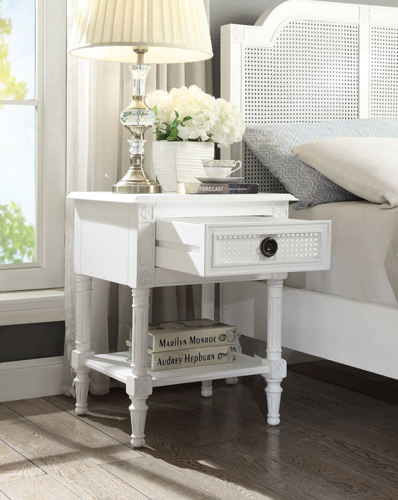 Paloma Bedside Table in White