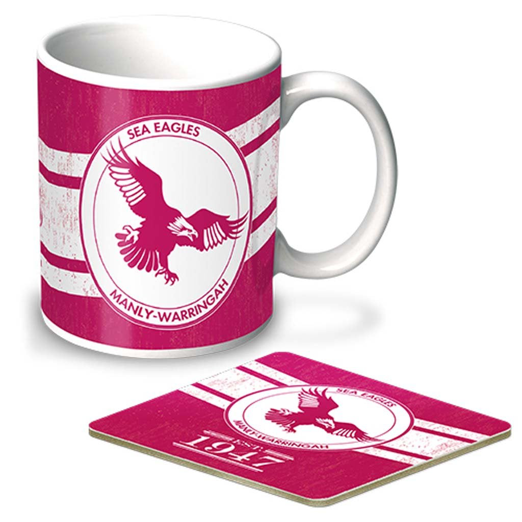 Manly Sea Eagles Heritage Mug & Coaster