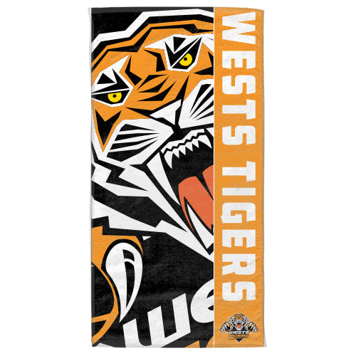 Wests Tigers Beach Towel