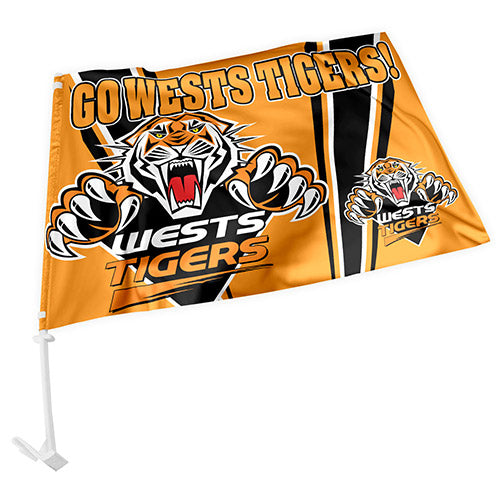 Wests Tigers Car Flag