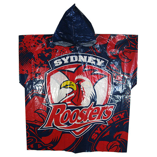 Sydney Roosters Full Print Poncho